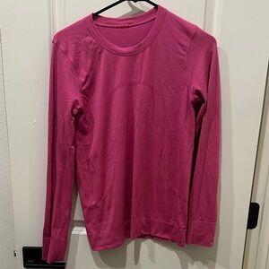 lululemon athletica Women's Long Sleeve Crew Tee - Magenta